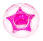 Preview: Bouton enfant sous forme de boutons ronds avec étoile violet foncé 13 mm 0.51 inch